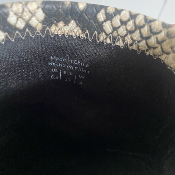 Call It Spring Vegan Snakeprint Booties - Picture 5 of 7